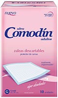Zaleas Descartables 60 x 90 cm (celulosa) x 60 un * Comodin